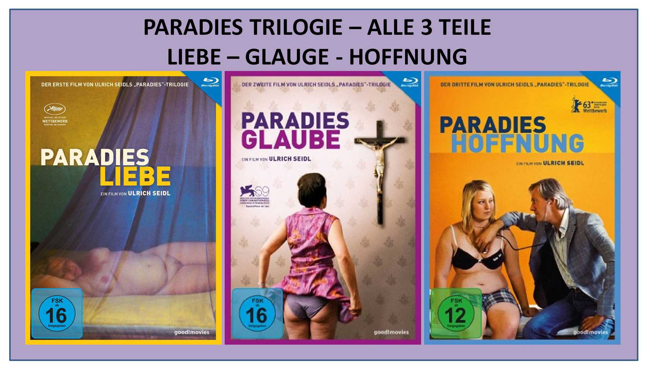 Paradies Trilogie Liebe Glaube Hoffnung 3 Blu Rays Fsk16 Neuovp Ebay 